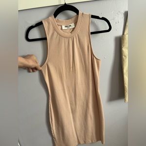 Pale pink mini t shirt dress. Brand double zero.